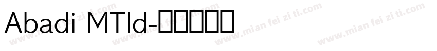 Abadi MTld字体转换